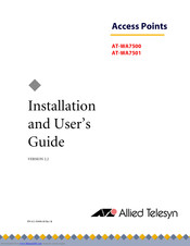 Allied Telesis AT-WA7500 Installation And User Manual