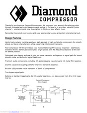 Diamond Compressor Manual