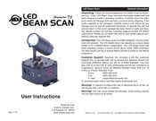 American DJ LED Beam Scan User Instructions
