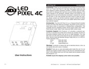 American DJ LED Pixel 4C User Instructions