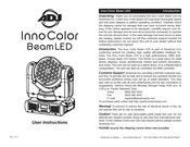 American DJ Inno Color Beam LED User Instructions