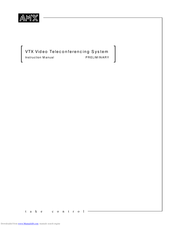Amx VTX Instruction Manual