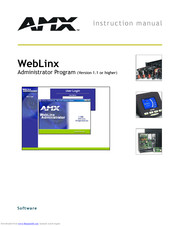 Amx WebLinx Instruction Manual