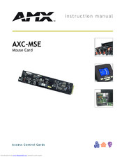 Amx AXC-MSE Instruction Manual