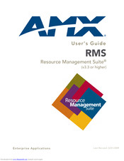 Amx RMS 3.3 User Manual
