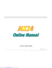 AOpen MX34 Online Manual