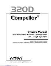Aphex Compellor 320D Owner's Manual