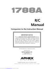 Aphex 1788A R/C Manual