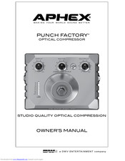 Aphex PUNCH FACTORY Owner's Manual