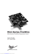 Apogee Mini-Series FireWire User Manual