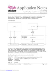Apogee AD-8000 Application Notes