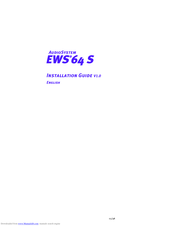 TerraTec AudioSystem EWS 64 S Installation Manual