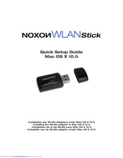 TerraTec NOXON WLAN Stick Quick Setup Manual