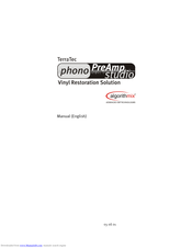 TerraTec Algorithmix Sound Laundy Manual