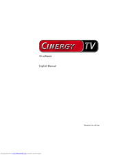 TerraTec Cinergy TV Manual