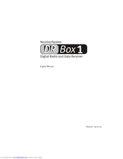 TerraTec DR Box 1 Manual
