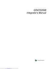 Sony Ericsson GR48 Integrator's Manual