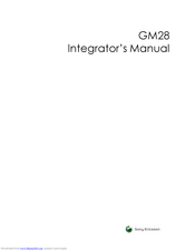 Sony Ericsson GM28 Integrator's Manual
