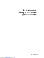 Sierra Wireless Writing an embedded application loader Application Note