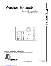 Alliance Laundry Systems UX055PVXF7 Programming Manual