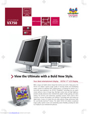 ViewSonic VX750 Spec Sheet
