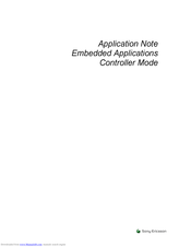 Sony Ericsson Controller Mode Application Note