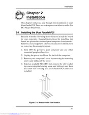 SIIG Duet Parallel PCI Installation Manual