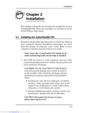 SIIG CyberParallel Dual Installation Manual