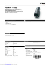 Silva Pocket scope Product Information