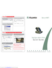 Asante NetCam 8001/P/W Quick Manual