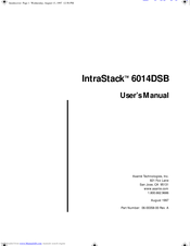Asante IntraStack 6014DSB User Manual