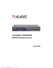 Asante FriendlyNET FM2009 Setup Manual