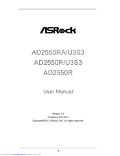 Asrock AD2550R/U3S3 User Manual