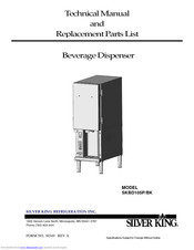 Silver King SKBD105BK Technical Manual And Replacement Parts List