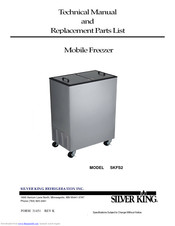 Silver King SKFS2 Technical Manual And Replacement Parts List
