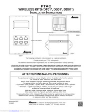 Amana DS01* Installation Instructions Manual