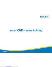 Snom Wireless Headset Adapter User Manual