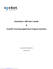 Socket SocketScan SDK User Manual