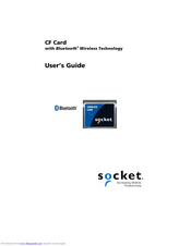 Socket CF Card User Manual
