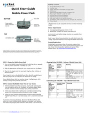 Socket Mobile Power Pack Quick Start Manual
