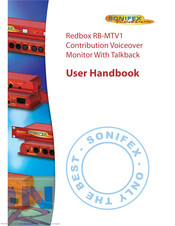 Sonifex Redbox RB-MTV1 User Handbook Manual