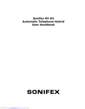 Sonifex HY02 DIGITAL User Handbook Manual