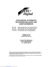 Sonifex DHY 02S User Handbook Manual