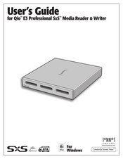 Sonnet Qio E3 Professional SxS User Manual