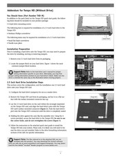 Sonnet TEMPO HD Quick Start Manual