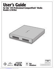Sonnet Qio CF4 Professional CompactFlash Media Reader & Writer User Manual