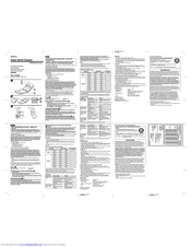 Sony BCG-34HRE Operating Instructions