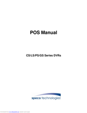 Speco CS Series Manual