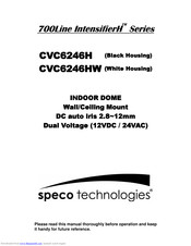 Speco 700Line IntensifierH CVC6246H User Manual
