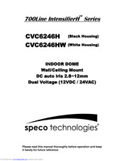 Speco 700Line IntensifierH CVC6246HW User Manual